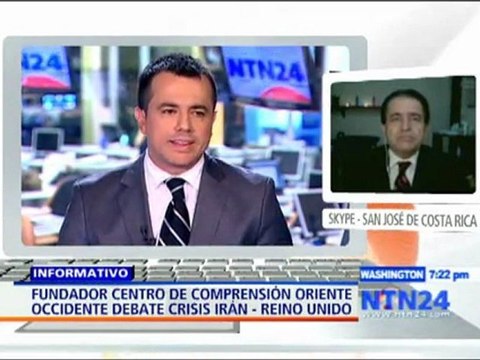 Fundador del Centro para la Compresión Oriente y Occidente debate crisis entre Irán y Reino Unido
