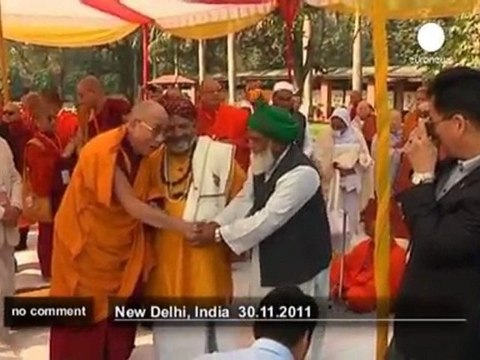 Dalai Lama attends first ever Global... - no comment