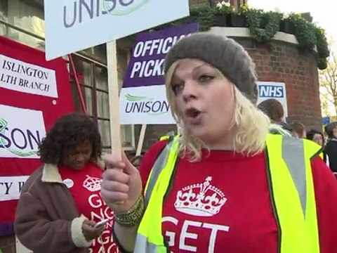 Grande-Bretagne: grève des fonctionnaires pour leurs retraites