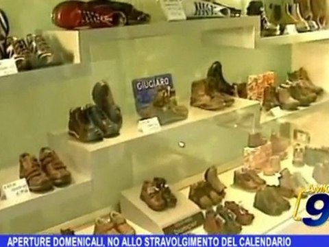 Aperture domenicali, no allo stravolgimento del calendario