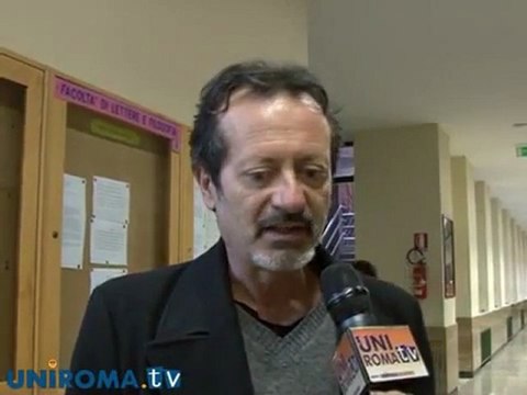 Rocco Papaleo alla Sapienza