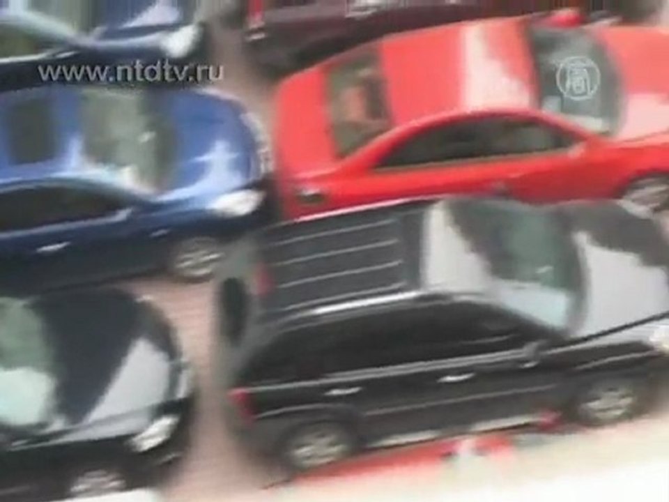 Самая наполненная автостоянка в мире -- в Китае