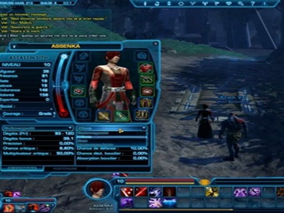 SWTOR: Présentation de l'interface