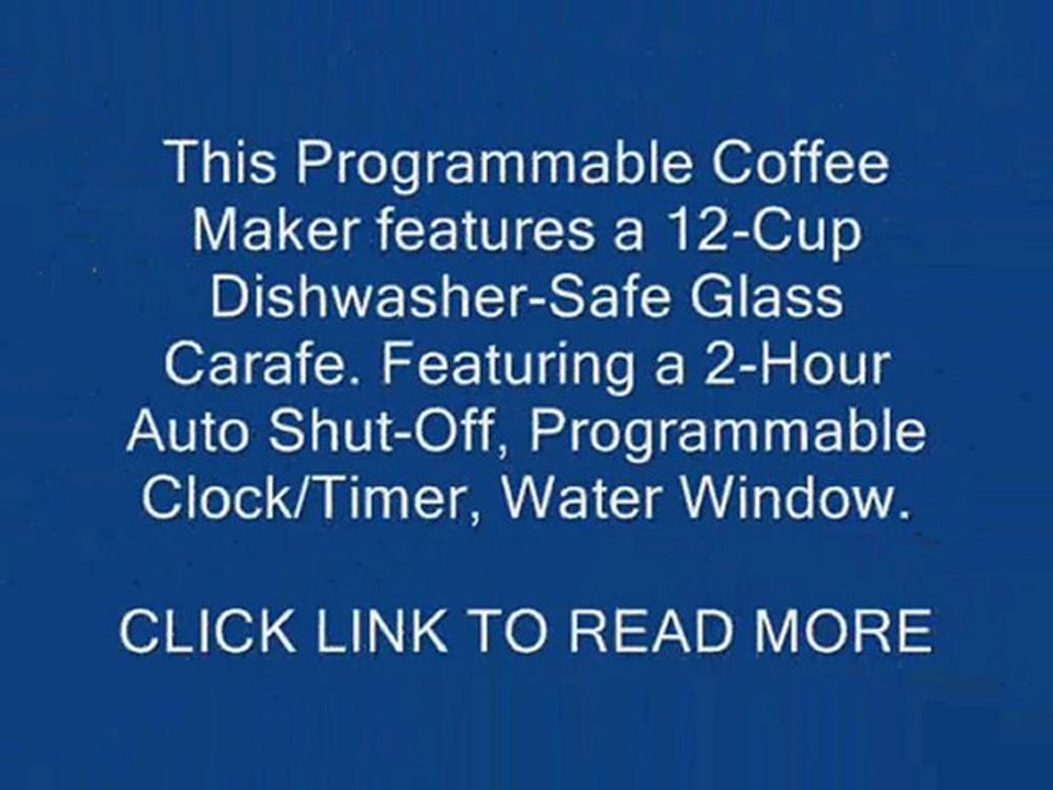 Mr. Coffee BVMC-EVX23 12-Cup Programmable Coffeemaker
