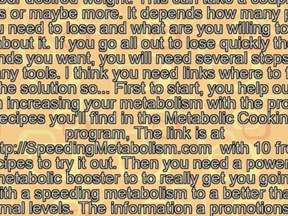 Your Diet to Increase Metabolism