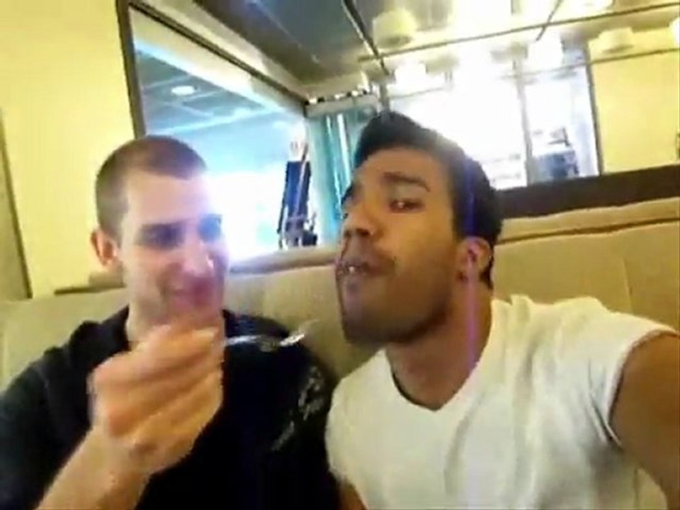 Loving guys meeting slideshow