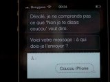 Iphone 4S Siri ! L'Iphone me fait coucou, mais ne reconnait pas mon coucou Bonjour Iphone ! Bonjour Laurent ! vol 3