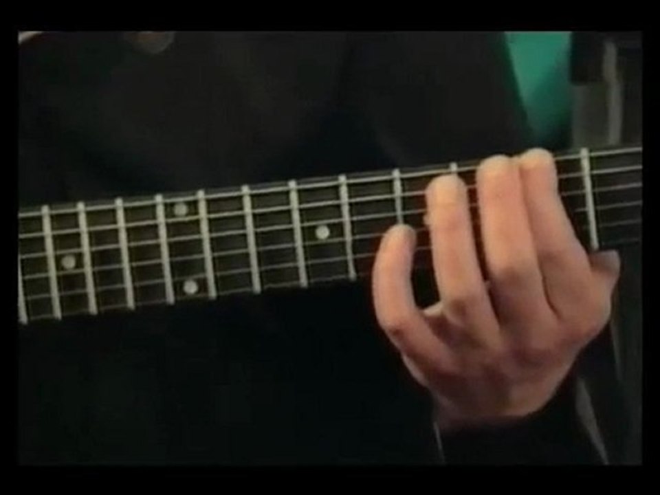 Extrait de Techniques du sweeping à la guitare