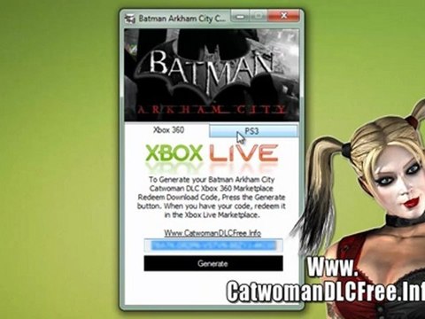 Get Free Batman Arkham City Catwoman Pack DLC - Xbox 360 - PS3