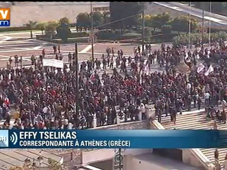 Grèce : le gouvernement d'union fait face à sa première journée de contestation