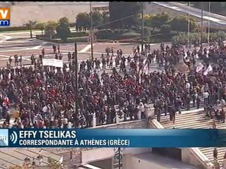 Grèce : le gouvernement d'union fait face à sa première journée de contestation