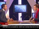 Luc Chatel invité de Christophe Barbier sur iTélé le 1er décembre 2011