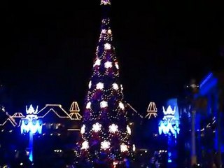 illumination du sapin DLP le 28 novembre 2011