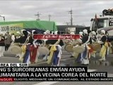 ONG's surcoreanas envían ayuda humanitaria a Corea del Norte