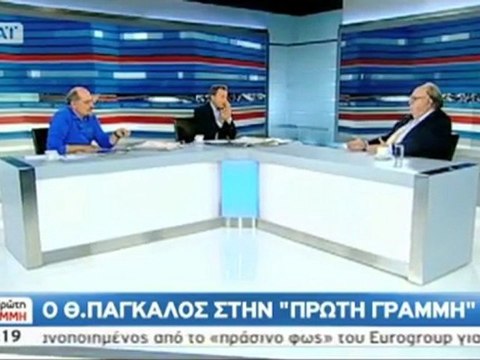 Ο Θ. Πάγκαλος για τις επίμαχες δηλώσεις του στη γαλλική τηλεόραση
