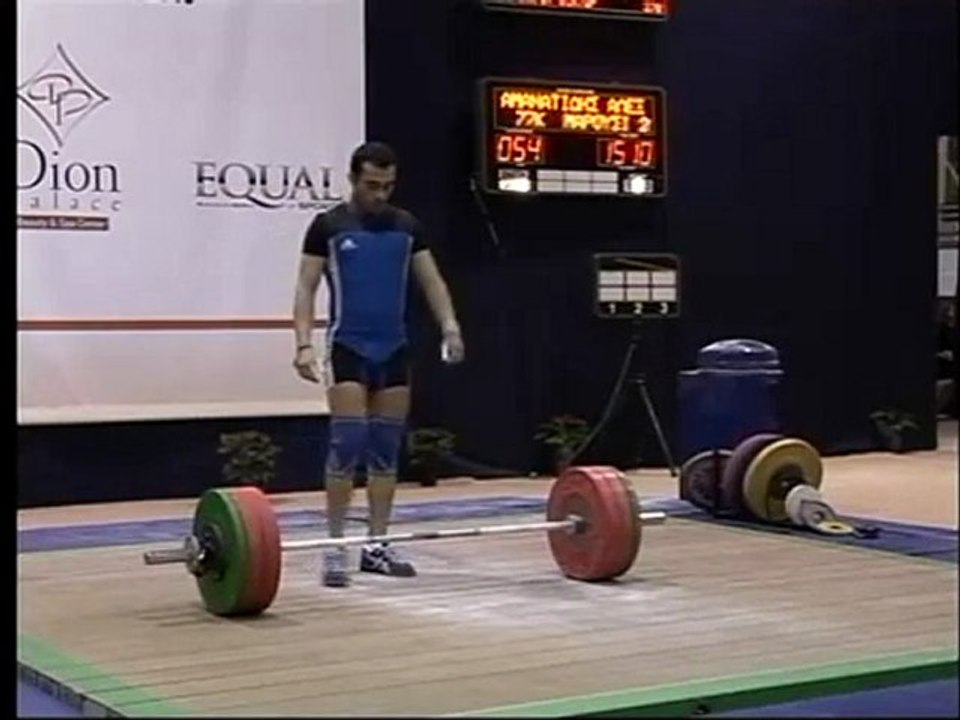 2010 Hellenic Weightlifting Championships| Finals|Men 77kg