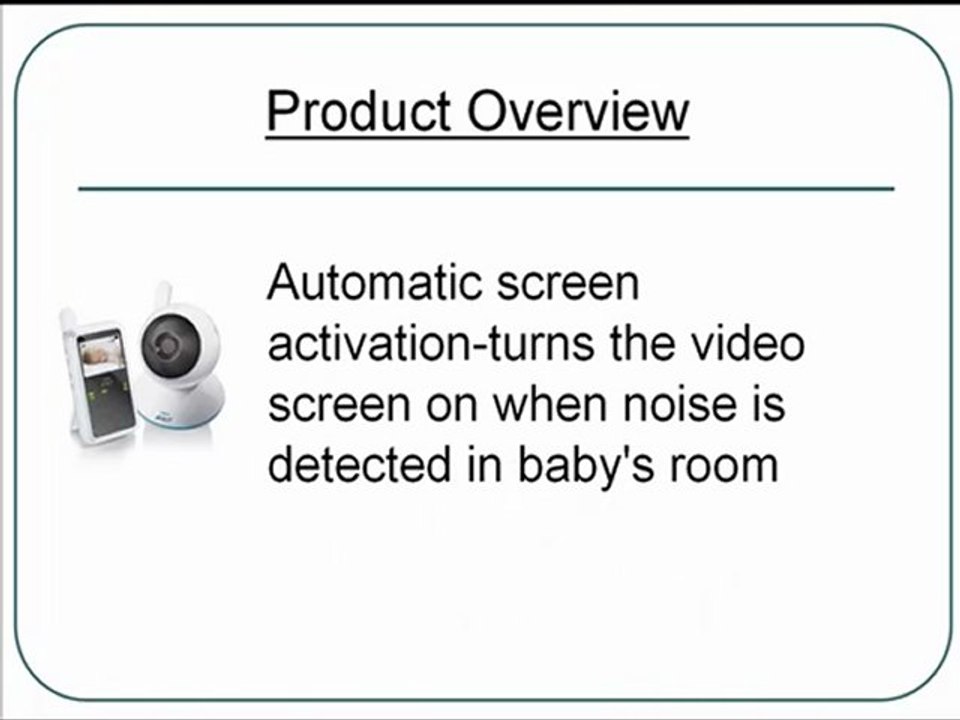 Philips AVENT Digital Video Baby Monitor, White