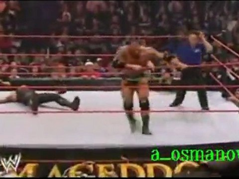 wwe армагедон 2007 бг аудио Батиста срещу Острието срещу Гробаря [високо качество]