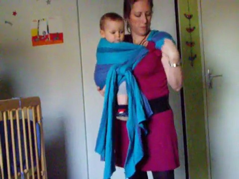 écharpe tissée hamac réglable avec un anneau