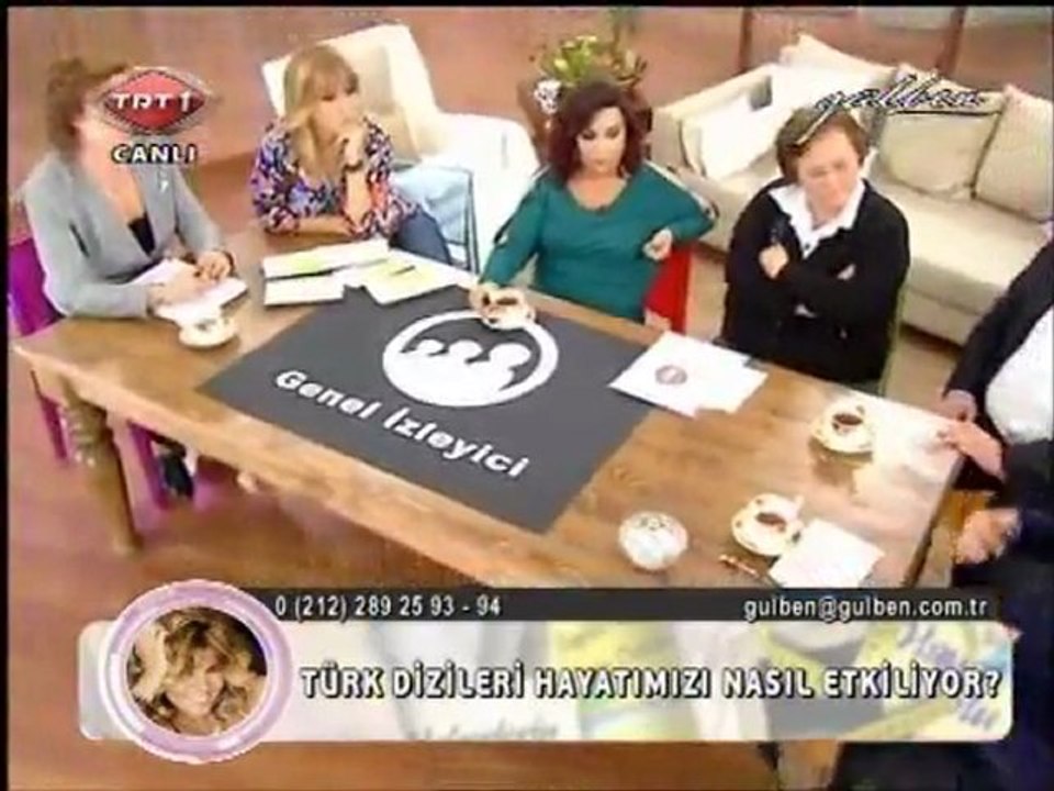 GÜLBEN -  Psikiyatr Alper Hasanoğlu,  Mizah Yazarı Kandemir Konduk, Sosyolog Banu Dalamant,  Özen Öztanyel ve Nilgün Belgün ile Türk Dizileri 01.12.11