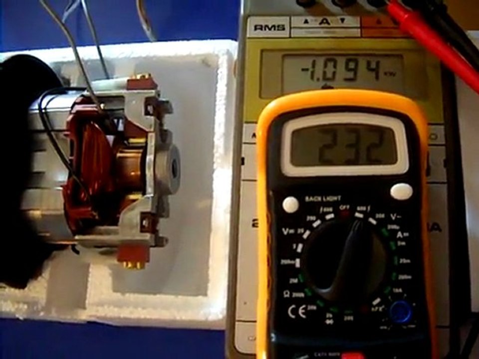 Motor Aspiradora Directo. Prueba Potencia