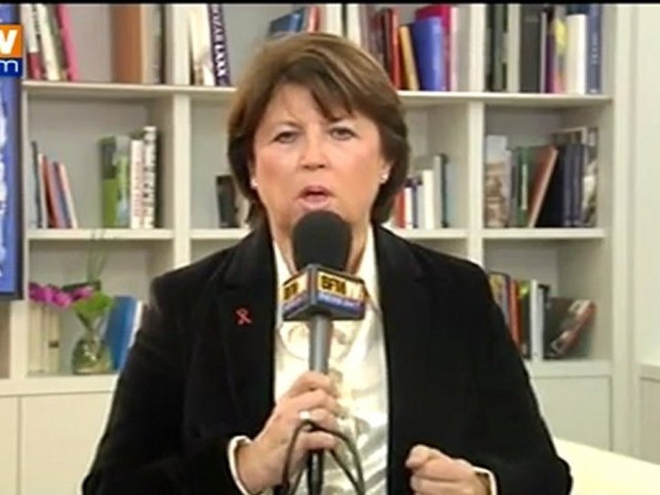 Martine Aubry : "Nicolas Sarkozy n’a fait que des fausses promesses"