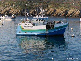 Le Conquet joli port de pêche Breton en novembre 2011