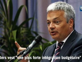 Reynders veut "une plus forte intégration budgétaire"