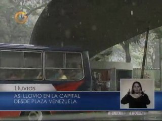 Intensas lluvias colapsan la ciudad capital