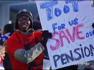 UK les fonctionnaires manifestent contre la politique de misère des Conservateurs, des Libéraux et des Banksters