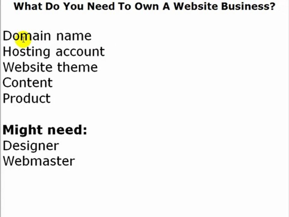 Make Money Online Advice Part 1