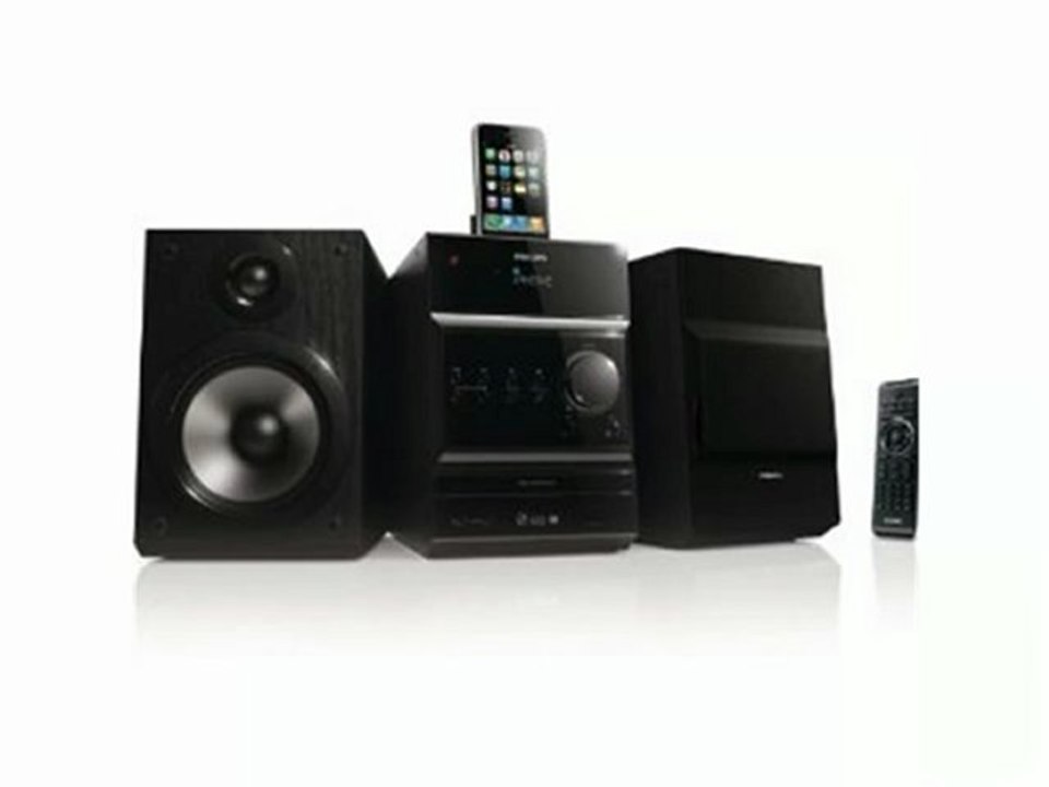 Philips DCM 377 Kompaktanlage (iPhone/iPod Dock, USB 2.0, 100 Watt