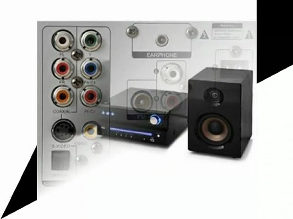 Dual DVD-MS 110 Kompaktanlage (CD/DVD-Player, UKW/RDS-Tuner, 50Watt, USB/Aux-In-Anschluss) schwarz