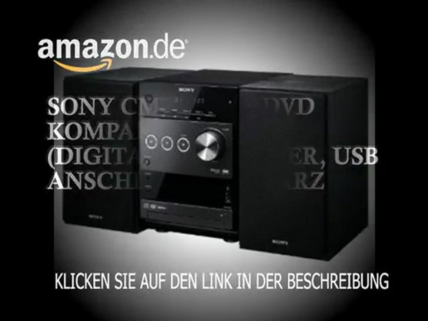 Sony CMT-DX400 DVD Kompaktanlage (Digitalverstärker, USB Anschluss) schwarz  - video Dailymotion