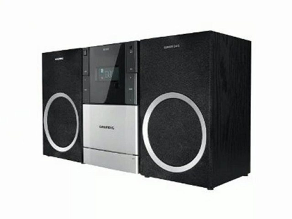 Grundig UMS 2010 Micro-Anlage (CD/Kassetten-Player) silber