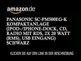 Panasonic SC-PM500EG-K Kompaktanlage (iPod-/iPhone-Dock, CD, Radio mit RDS, 2x 20 Watt (RMS), USB Eingang) schwarz