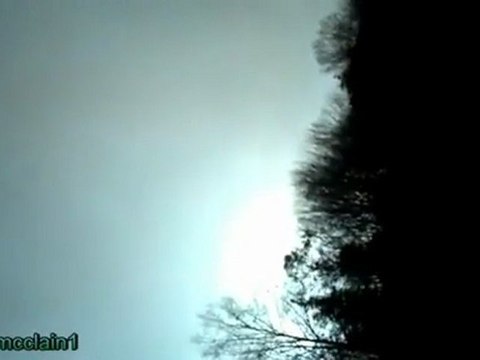 Странные разноцветные свечения в небе Нью-Джерси, США 23.11.2011