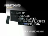 AEG MC 4450 IP Kompaktanlage (CD/MP3/WMA-Player, UKW-Tuner, 100 Watt, Apple iPhone/iPod Dock, USB)