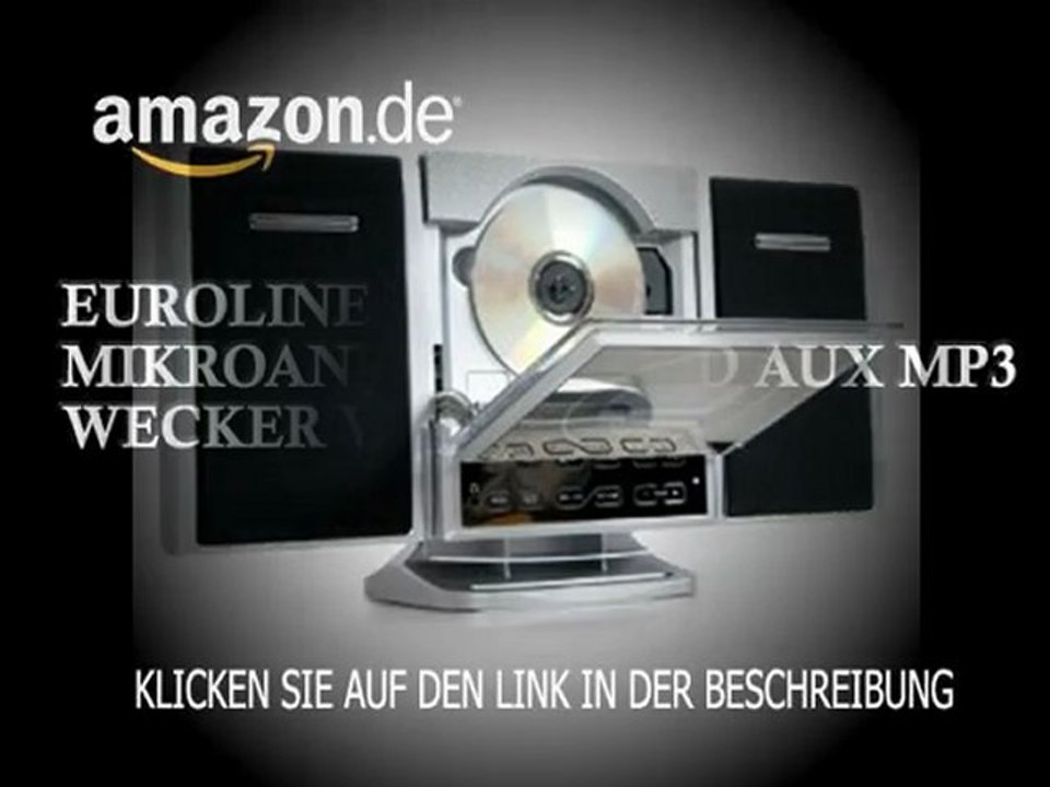 Euroline DMC9800 Mikroanlage USB SD AUX MP3 Wecker Wand