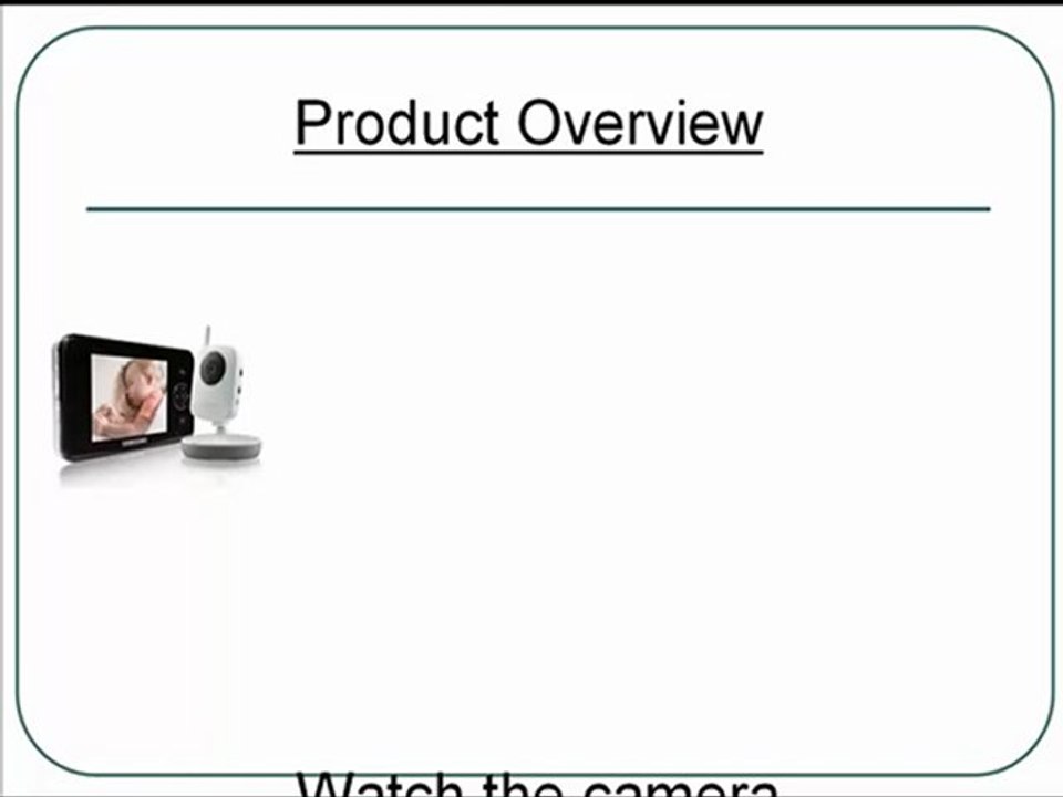 Samsung Wireless Video Security Monitoring System w 3.5 LCD