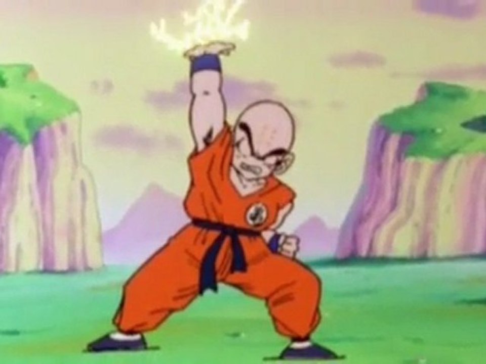 Saibaman vs Krillin
