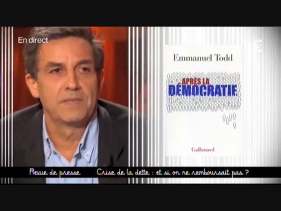 TODD - Crise, une aubaine pour les riches