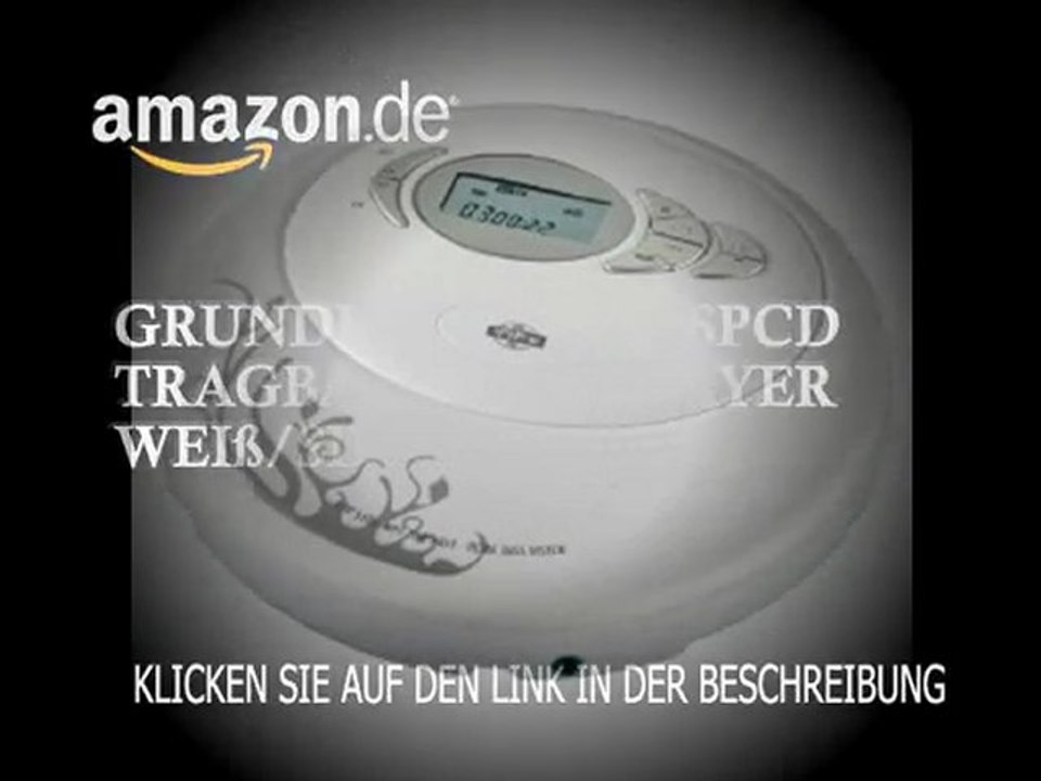Grundig CDP 5100 SPCD Tragbarer CD-Player weiß/silber