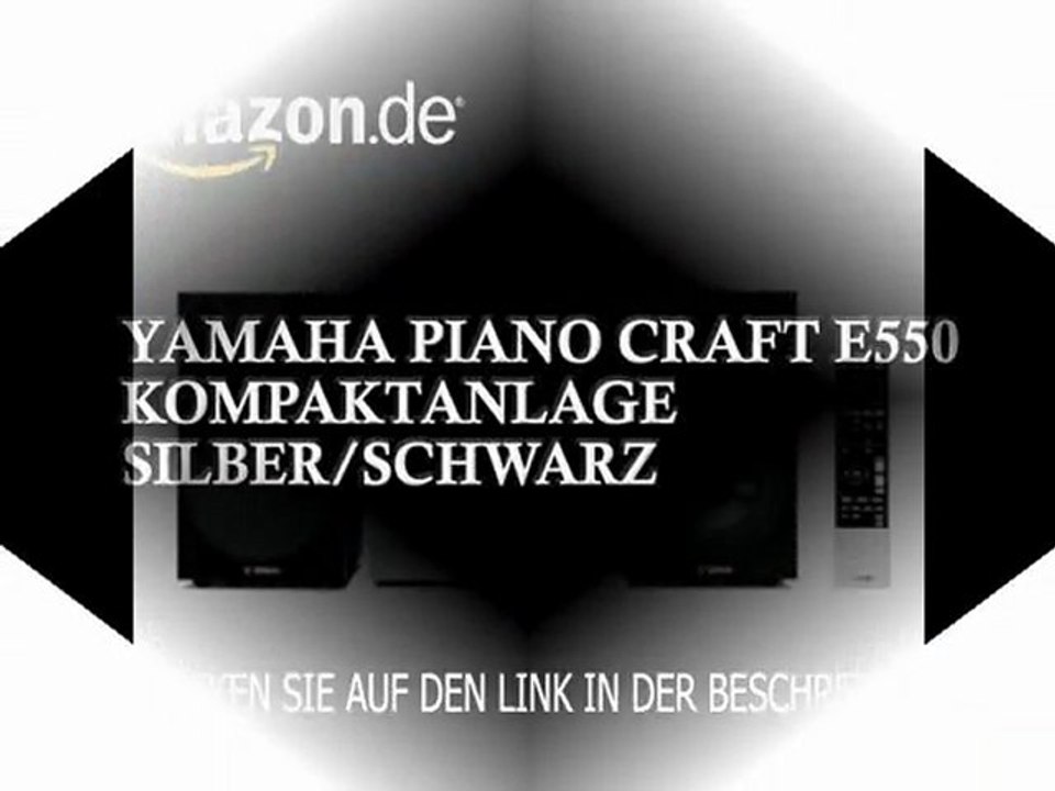 Yamaha Piano Craft E550 Kompaktanlage silber/schwarz
