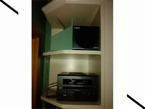 Yamaha MCR 040 Kompaktanlage (MP3-CD-Player, Apple iPod-Dock, USB) hellgrau