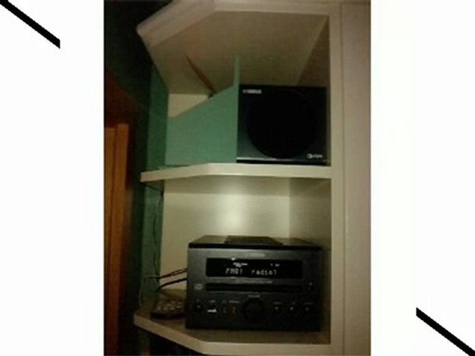 Yamaha MCR 040 Kompaktanlage (MP3-CD-Player, Apple iPod-Dock, USB) hellgrau