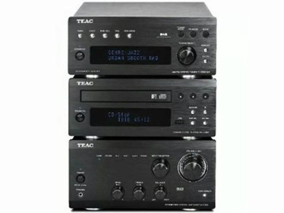 Teac Mini-Hifi-System REFERENCE 380 schwarz (3-teilig)
