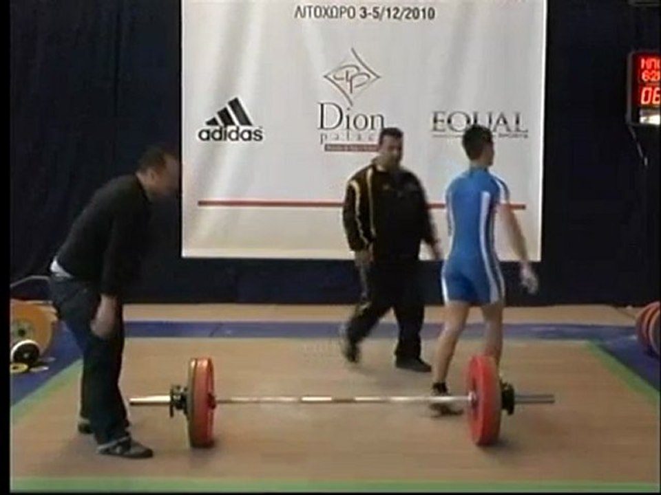 2010 Hellenic Weightlifting Championships| Finals|Men 62kg
