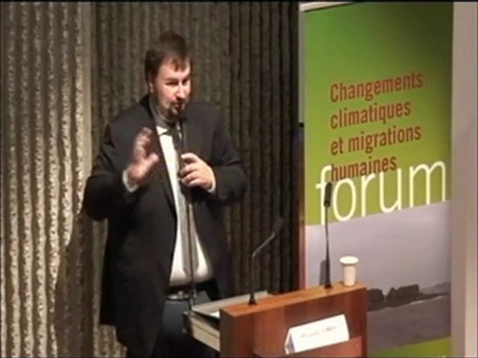 Reims Metropole - Forum Changements climatiques et migrations humaines - Discours clôture