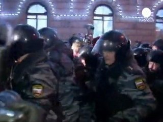 Más de 300 detenidos en protesta anti-Putin en Moscú